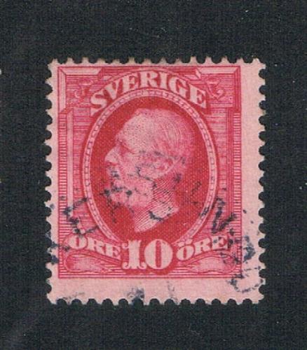 Sweden 58 Used King Oscar II (S0440)