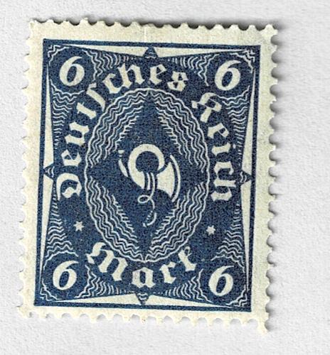 Germany 189 posthorn blue 1921 MLH (BP90933)
