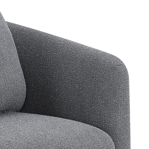 Beautiful Drew Chair by Drew Barrymore Charcoal Boucle