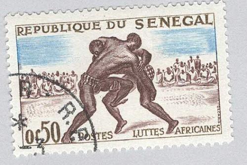 Senegal 202 Wrestlers 1961 Used 1 (BP95312)