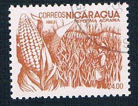 Nicaragua 1300 Used Corn ur 1983 (N0613)+