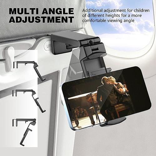 Perilogics Universal in Flight Airplane Phone Holder Mount. Hands Free Viewin...