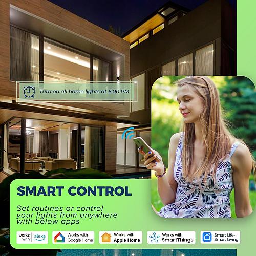 Lightinginside Matter Smart Light Bulbs Compatible with Alexa/Siri/Apple Home...