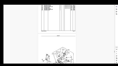 KUBOTA KX41 PARTS MANUAL -525pg with KX-41-2 S KX41H Excavator Exploded Diagrams