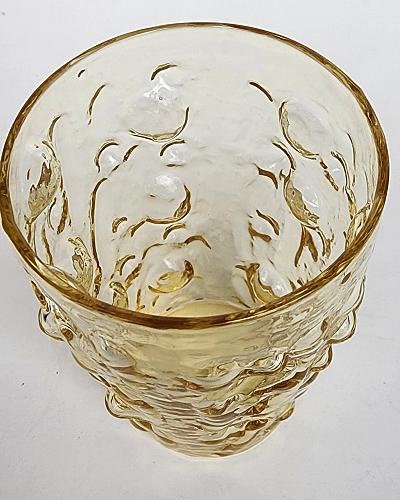 8 piece Bryce El Rancho glass gold drink glass