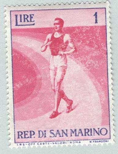 San Marino 345 Walking Racer MNH 3 (BP96216)