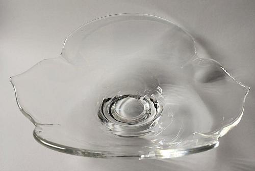 Steuben Signed oval Glass bowl