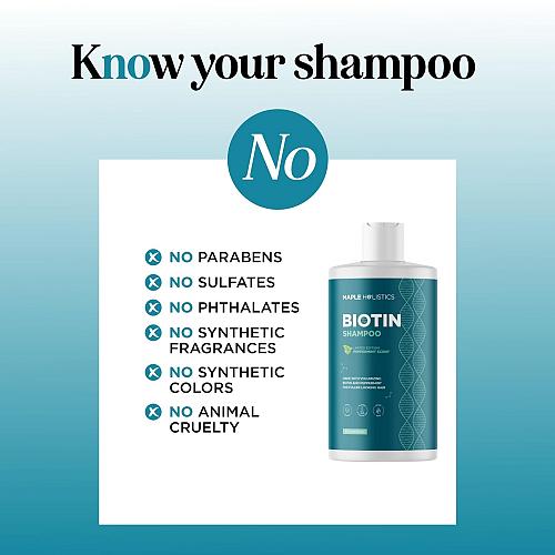 Volumizing Biotin Shampoo for Thinning Hair - Thin Hair Shampoo with Peppermi...