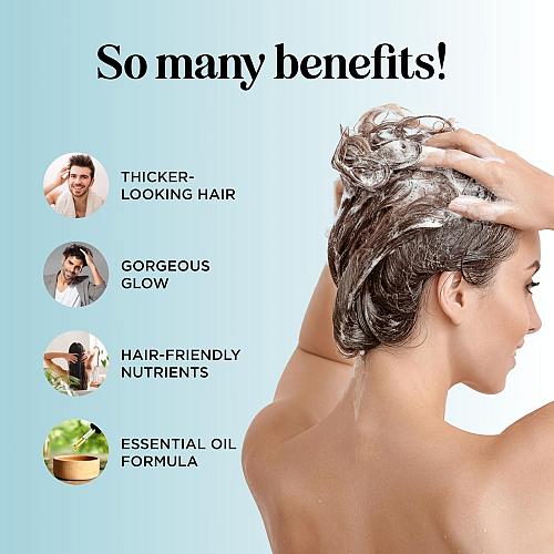 Volumizing Biotin Shampoo for Thinning Hair - Thin Hair Shampoo with Peppermi...
