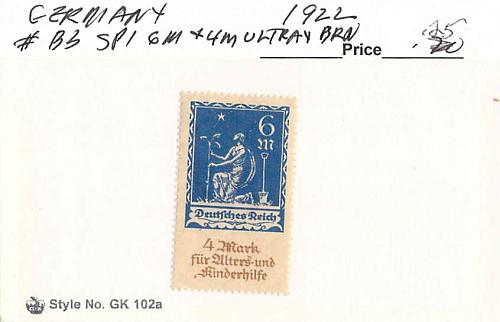 Germany B3 Unused (SC0_902)