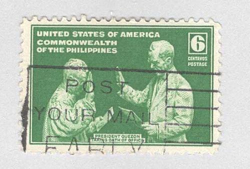 Philippines 459 President Quezon Used 1 (BP98315)