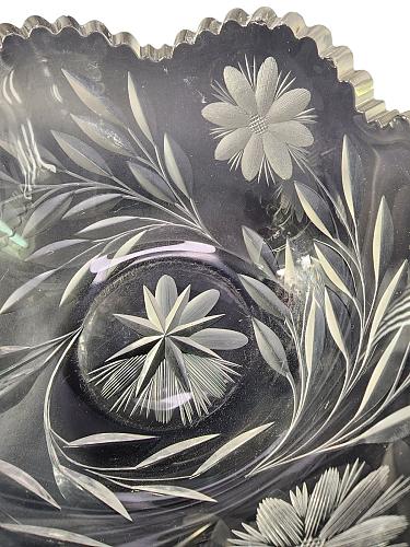 Cut glass bowl different stage cutting process