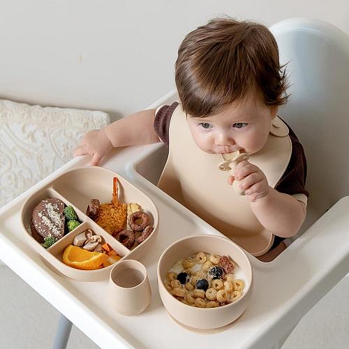 SAMiGO Silicone Baby Spoons Self Feeding 6+ Months - Infant Toddler Utensils ...