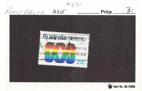 Australia 831 Used Emblem 1982 (SC0_653)