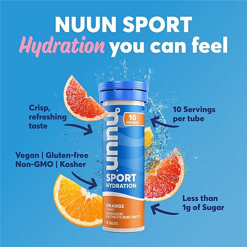 Nuun Sport Electrolyte Tablets - Dissolvable in Water Mixed Citrus Berry Flav...