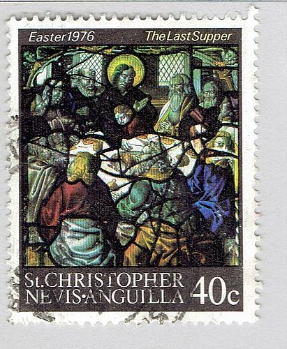 St Kitts Nevis Anguilla Painting woman Used (BP91320)