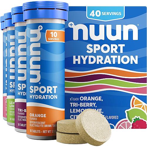 Nuun Sport Electrolyte Tablets - Dissolvable in Water Mixed Citrus Berry Flav...