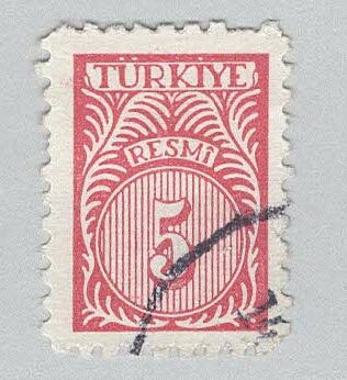 Turkey O54 Numeral 5 Used (BP94638)