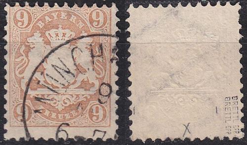 GERMANY Bayern Bavaria [1873] MiNr 0028 X ( O/used ) [01] gepr&uuml;ft