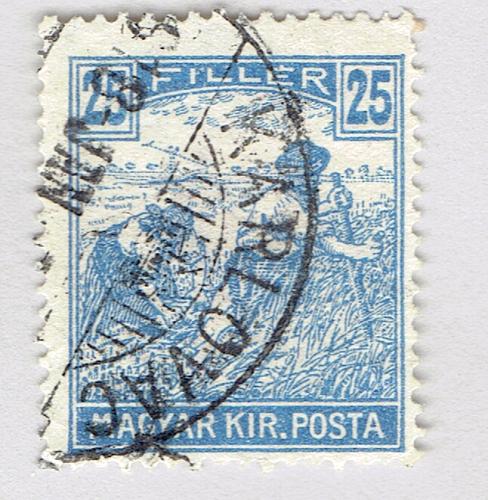 Hungary Harvesters blue 25 Used (BP92323)