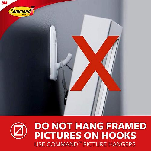 Command Outdoor Large Bronze Hooks Holds up to 5 lb 3 Hooks and 4 Command Str...
