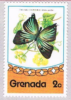 Grenada 662 MLH Butterfly 1975 (BP3613)