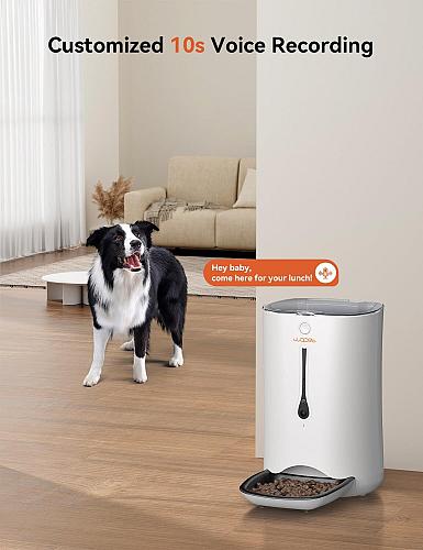 WOPET 7L Automatic Dog Feeder with Camera 5G WiFi Automatic Cat Food Dispense...