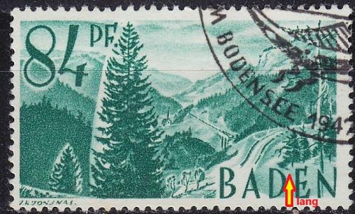 GERMANY Alliiert Franz. Zone [Baden] MiNr 0012 yv II ( O/used ) [03]