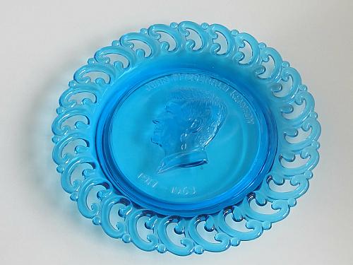 LE Smith John F. Kennedy blue plate