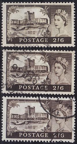 ENGLAND GREAT BRITAIN [1959] MiNr 0335 Iu,Iv,IIv ( O/used ) [01] sch&ouml;n