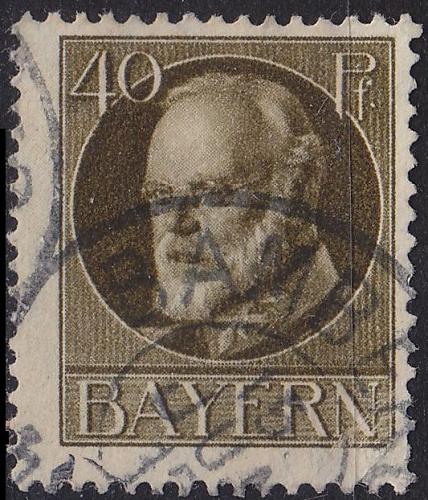 GERMANY Bayern Bavaria [1914] MiNr 0100 I ( O/used )