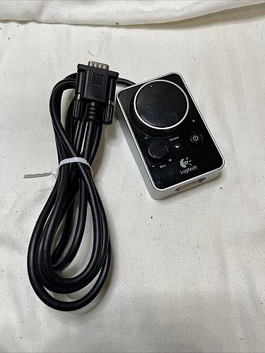 Logitech Z4 Speaker Volume Bass base Controller Control Pod switch button black