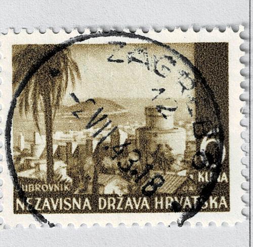 Croatia Croatia 40 Dubrovnik Castle 1941 Used (BP91524)