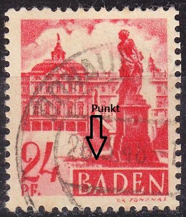 GERMANY Alliiert Franz. Zone [Baden] MiNr 0008 vv I ( O/used )
