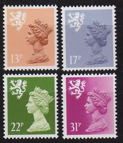 ENGLAND GREAT BRITAIN [Schottland] MiNr 0043-46 C ( **/mnh ) Machin