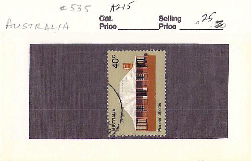 Australia 535 Used Pionee House 1 1972 (SC0_628)