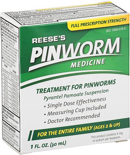 REESE'S PINWORM Medicine 1 oz PYRANTEL PAMOATE Suspension