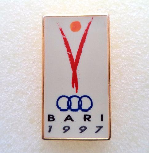 Mediterranean Games Bari 1997. Rare Pin, Badge