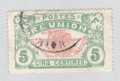 Reunion 63 Map of Reunion Used 1 (BP96023)