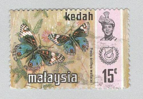 Malaysia Kedah 118 Butterflies Used 3 (BP96903)