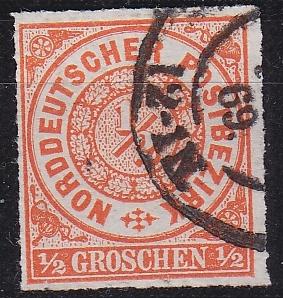 GERMANY Norddeutsch [1868] MiNr 0003 ( O/used ) [01]
