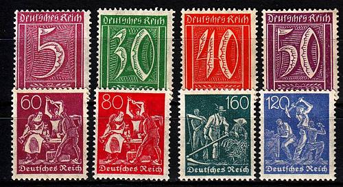 GERMANY REICH [1921] MiNr 0158 ex ( **/mnh ) [01]