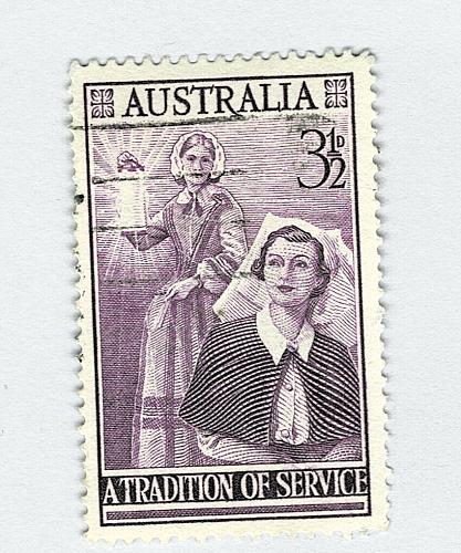 Australia Nurses purple 3 Used (BP90218)