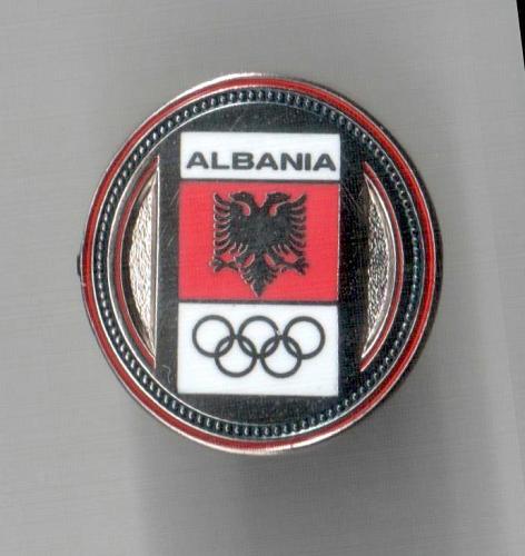 Rio 2016 Olympic Games Committee of Albania NOC Pin.