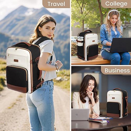 LOVEVOOK Travel Backpack for Women50L Carry On Backpack Flight ApprovedTSA Pe...