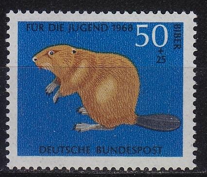 GERMANY BUND [1968] MiNr 0552 ( **/mnh ) Tiere