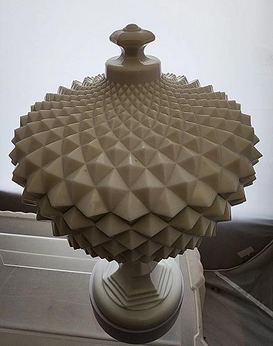 Westmoreland milk Glass fruit pedestal bowl