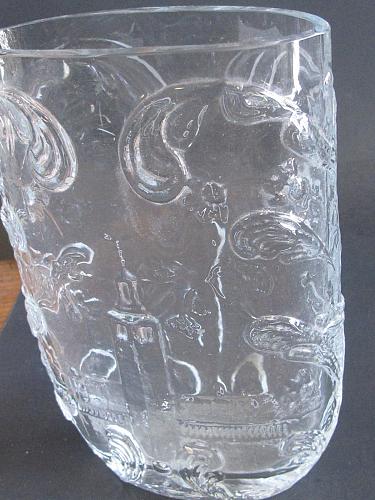 Wedding dancing glass oval vase Cross Chapel