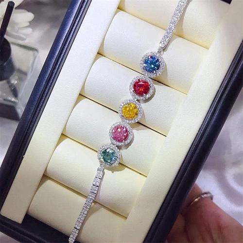 5 Carat 925 Sterling Silver Moissanite Bracelet