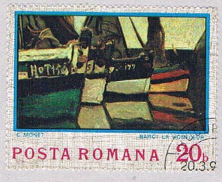 Romania Painting boats 20 (Ap113710)